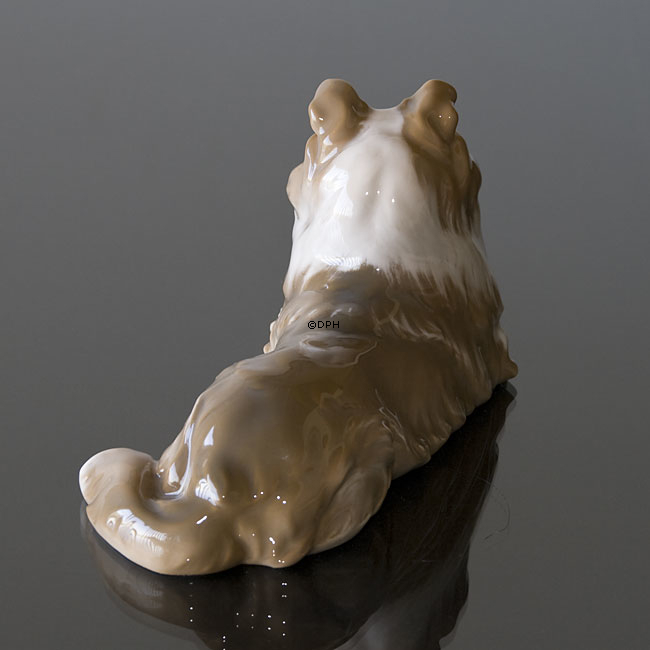 Collie, Royal Copenhagen hunde figur nr. 1701