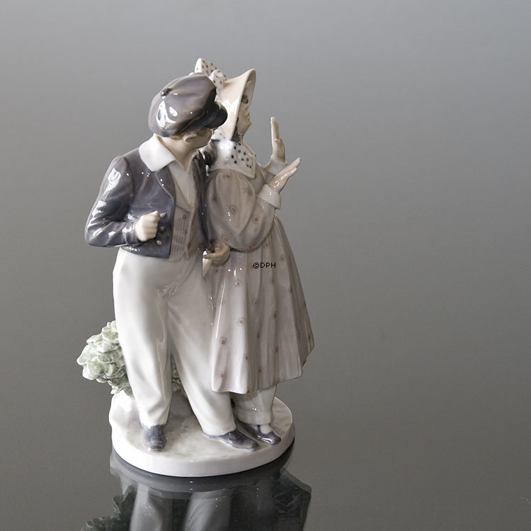 Hans og Trine, Dreng og pige, Royal Copenhagen figur nr. 1783