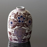 Faience vase, signed CK, Royal Copenhagen No. 181-2878