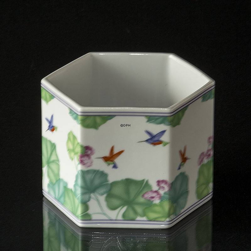Royal Copenhagen Colibri vase stor nr. 1810-5468