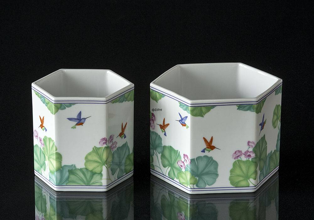 Royal Copenhagen Colibri vase stor nr. 1810-5468