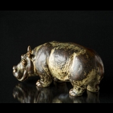 Hippopotamus, Royal Copenhagen stoneware figurine No. 20182