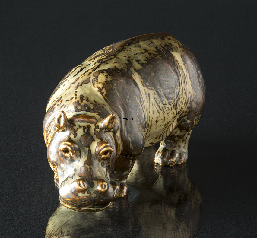 Flodhest, Royal Copenhagen stentøjsfigur, Knud Kyhn nr. 20182