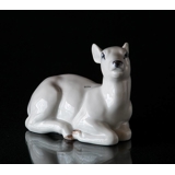 Lying Fawn white, Royal Copenhagen figurine No. 20183