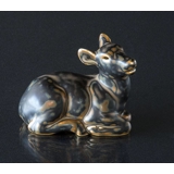 Lying Fawn, Royal Copenhagen stoneware figurine No. 183 or 20183