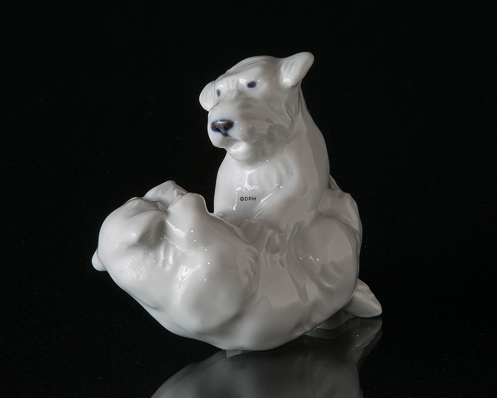 Legende Sealyham hunde Royal Copenhagen hundefigur nr. 20231