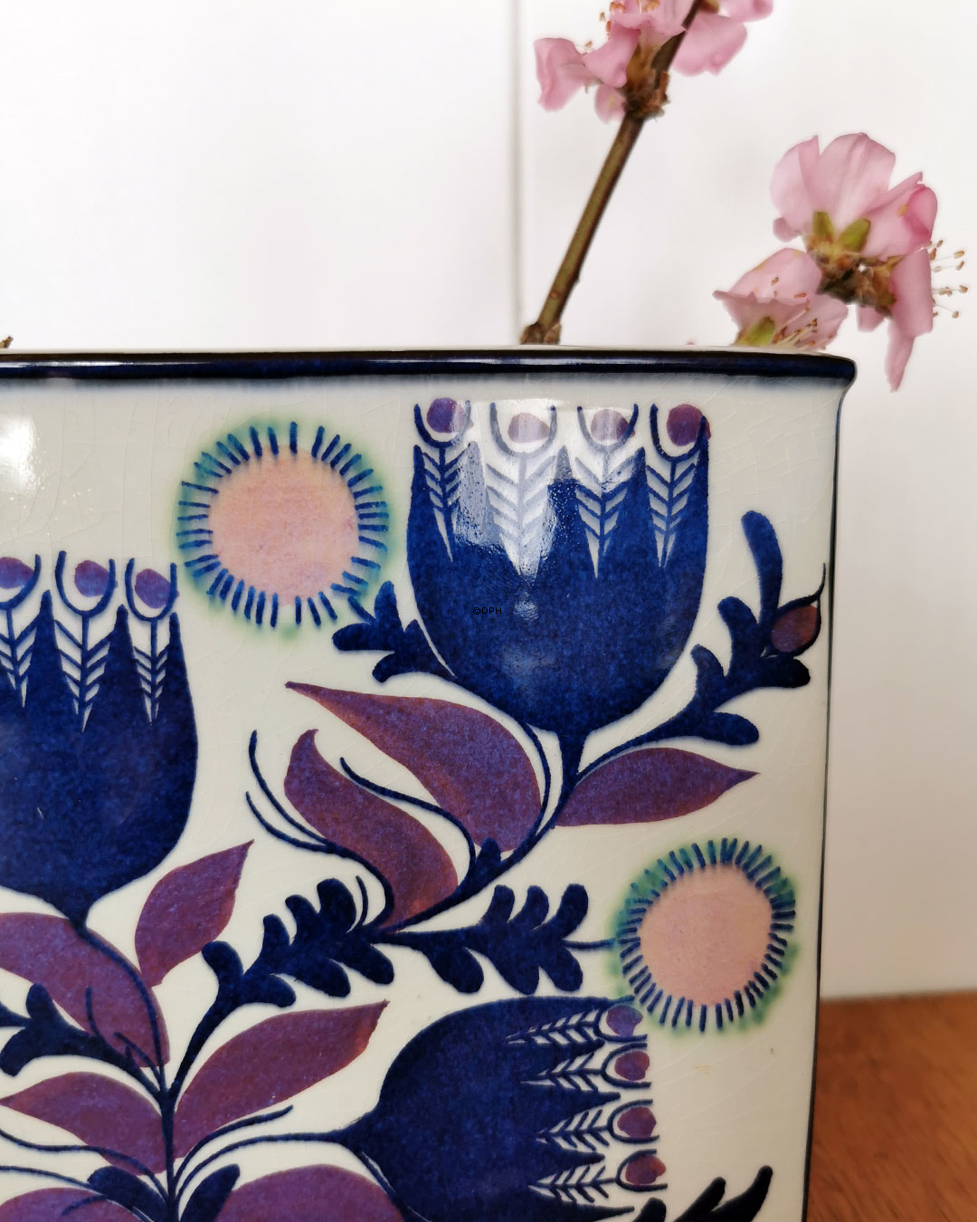 Tenera Fajance vase af Berte Jessen, Royal Copenhagen nr. 206-2942