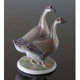 Gruppe von Gänsen, Royal Copenhagen Vogelfigur Nr. 2068