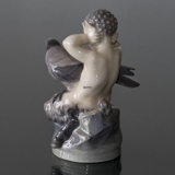 Faun med Krage, Royal Copenhagen figur nr. 2113