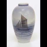 Vase with Sailing Ship, Royal Copenhagen no. 2119-47-7