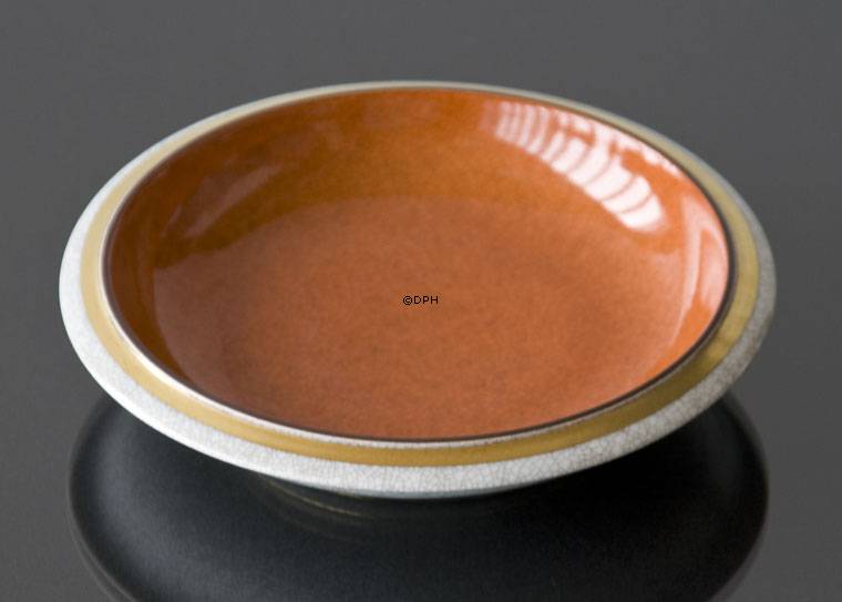 Orange skål, krakeleret, Royal Copenhagen nr. 212-2559