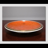 Orange bowl, craquele. Royal Copenhagen No. 212-2568