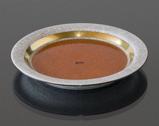 Orange skål, krakkeleret, Royal Copenhagen nr. 212-3010