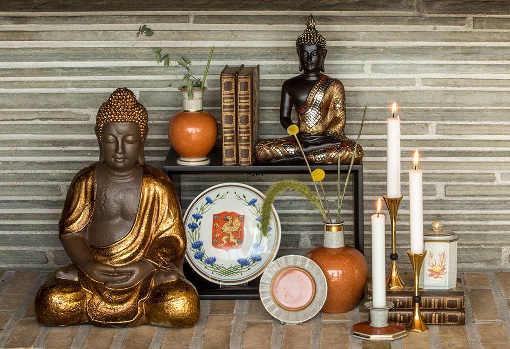 Rød krakkeleret vase, Royal Copenhagen nr. 212-3693