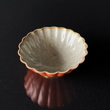 Orange Schale Craquele, Royal Copenhagen Nr. 212-4003