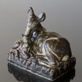 Deer with Fawn, Motherly love, Royal Copenhagen stoneware figurine no. 21239
