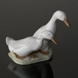 Duck and Drake walking closely, Royal Copenhagen figurine no. 2128