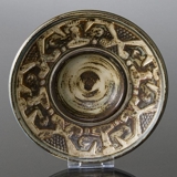 Stoneware bowl with patterns, Royal Copenhagen no. 21388