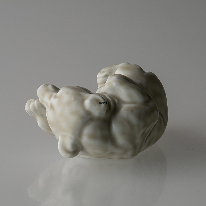 HVID Isbjørneunge, stentøjsfigur, Royal Copenhagen nr. 21432