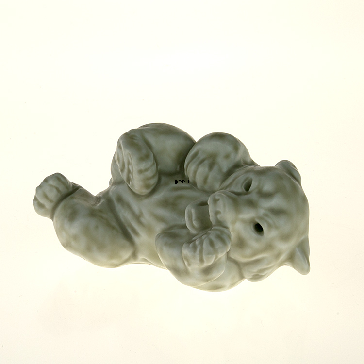 HVID Isbjørneunge, stentøjsfigur, Royal Copenhagen nr. 21432