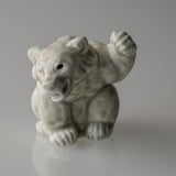 WHITE Polar Bear Cub, Royal Copenhagen stoneware figurine no. 21433