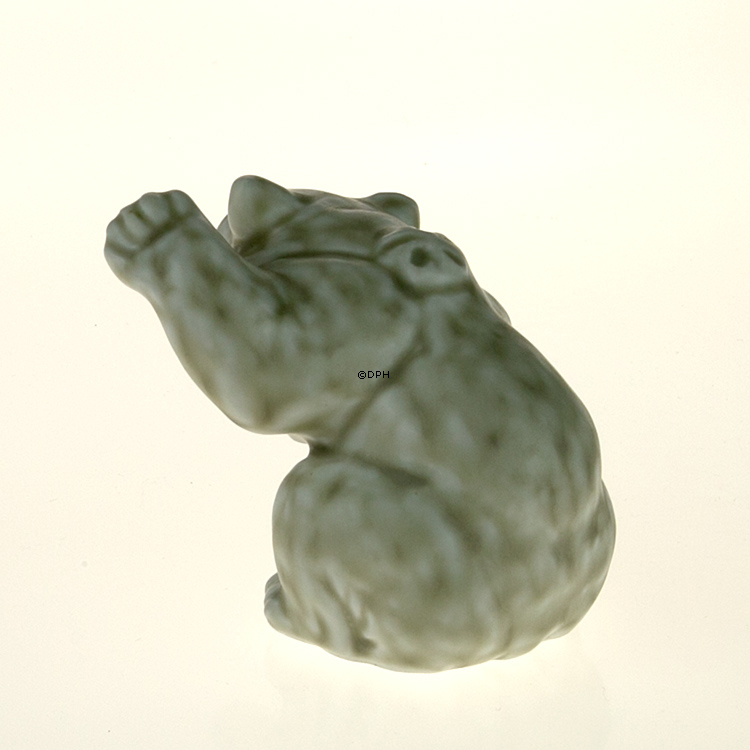 HVID isbjørneunge, stentøjsfigur, Royal Copenhagen nr. 21433