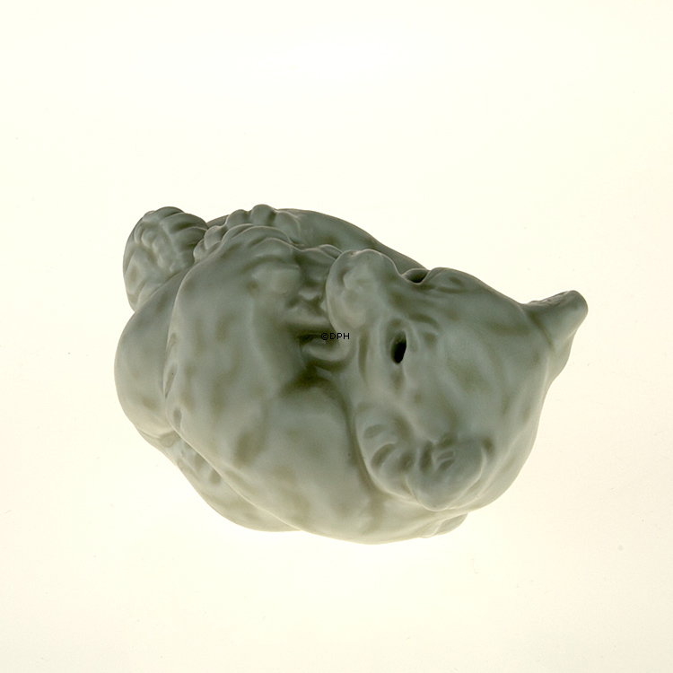 HVID Isbjørneunge, stentøjsfigur, Royal Copenhagen nr. 21434