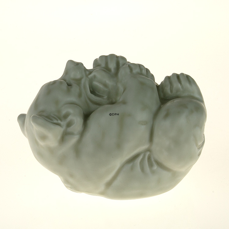 HVID Isbjørneunge, stentøjsfigur, Royal Copenhagen nr. 21434