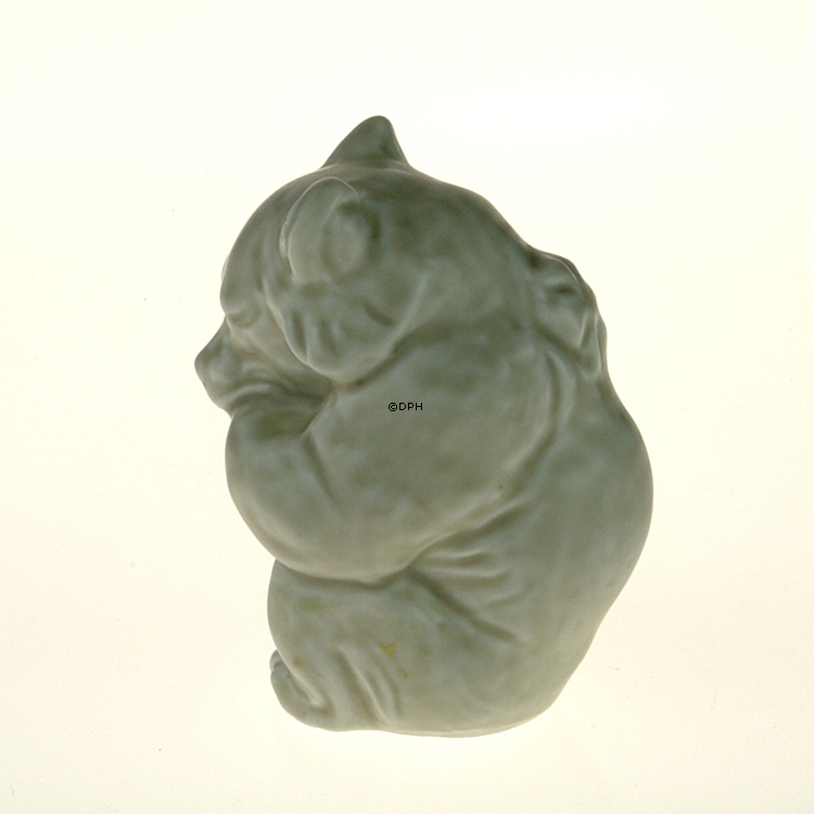 HVID Isbjørneunge, stentøjsfigur, Royal Copenhegan nr. 21435