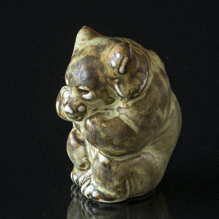 Bjørneunge, Sungglasurfigur, Royal Copenhegan nr. 21435