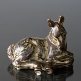 Liegendes Fohlen, Royal Copenhagen Steinzeug Figur Nr. 21516