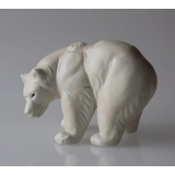 White Polar bear - standing, Stoneware, Royal Copenhagen figurine no. 21519