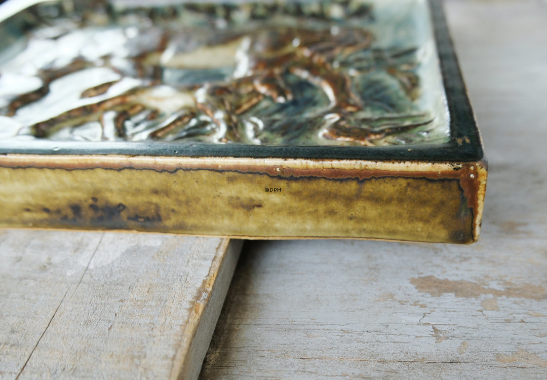 Relief med hest, Royal Copenhagen stentøj