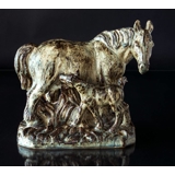 Mare with foal,  Royal Copenhagen Stoneware figurine No. 21727