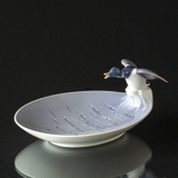 Dish with flying duck, Royal Copenhagen no. 2242