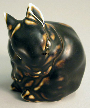 Stentøjsfigur af kaninunge, Royal Copenhagen nr. 22685