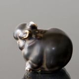 Kaninchen, Royal Copenhagen Steinzeug Figur Nr. 22692