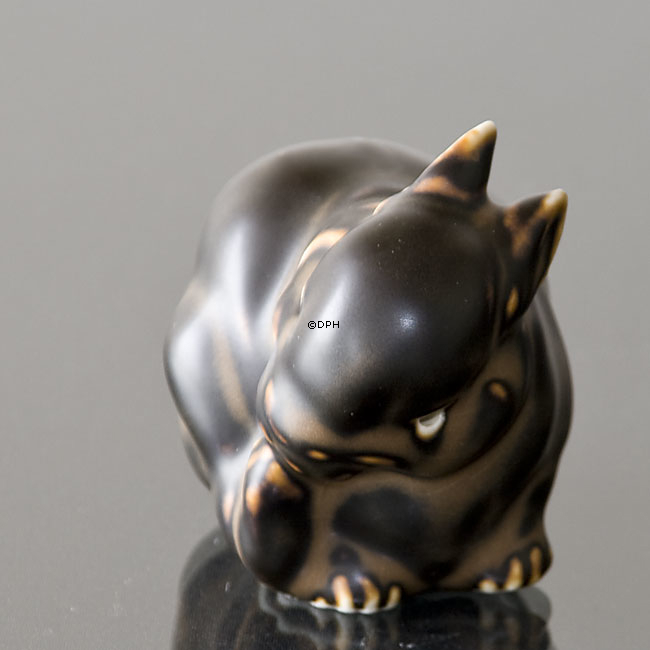 Stentøjsfigur af kaninunge, Royal Copenhagen nr. 22692