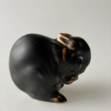 Stentøjsfigur af kaninunge, Royal Copenhagen nr. 22693