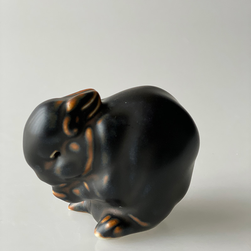 Stentøjsfigur af kaninunge, Royal Copenhagen nr. 22693