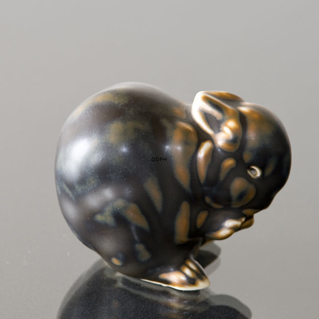 Stentøjsfigur af kaninunge, Royal Copenhagen nr. 22693