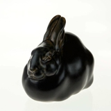 Rabbit lying down resting, Royal Copenhagen Stoneware figurine No. 22695