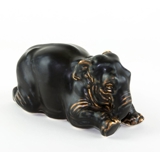 Stentøjsfigur af elefant, Royal Copenhagen nr. 22714