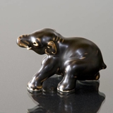 Elephant Royal Copenhagen stoneware figurine no. 22742