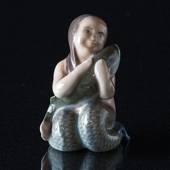 Havfrue med fisk, Royal Copenhagen figur