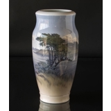 Vase mit Landschaft, Royal Copenhagen Nr. 2408-131