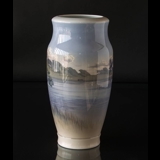 Vase with Landscape, Royal Copenhagen nr. 2408-131