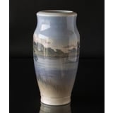 Vase mit Landschaft, Royal Copenhagen Nr. 2408-131