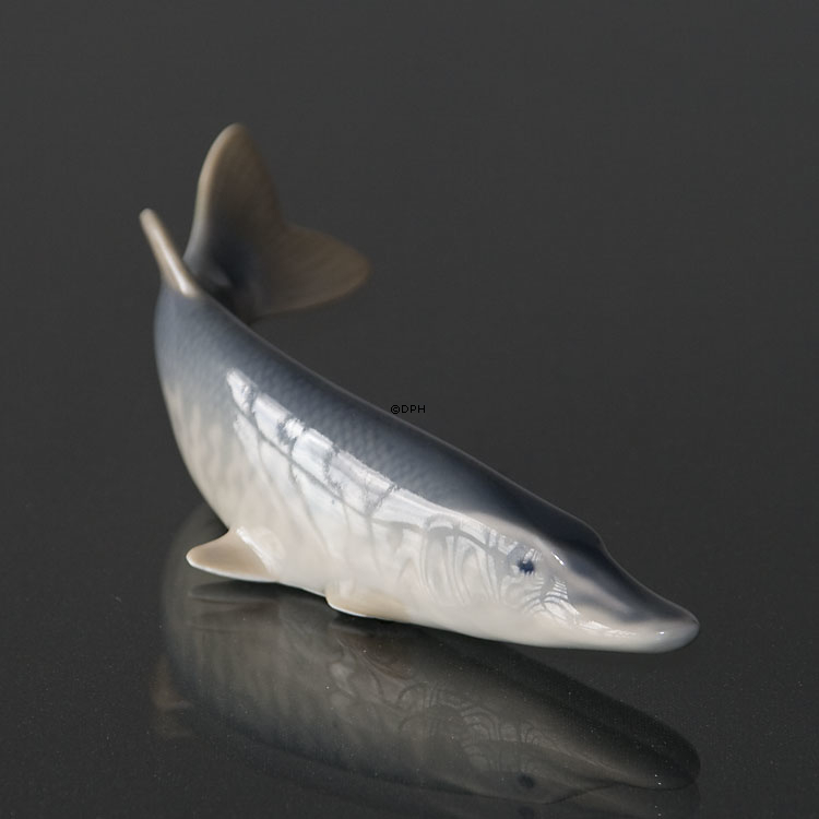 Gedde, Royal Copenhagen figur af fisk nr. 2427