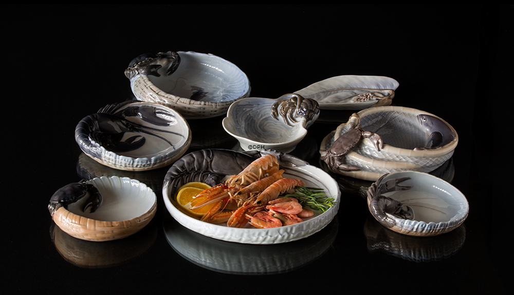 Skål med Krabbe Royal Copenhagen nr. 2465